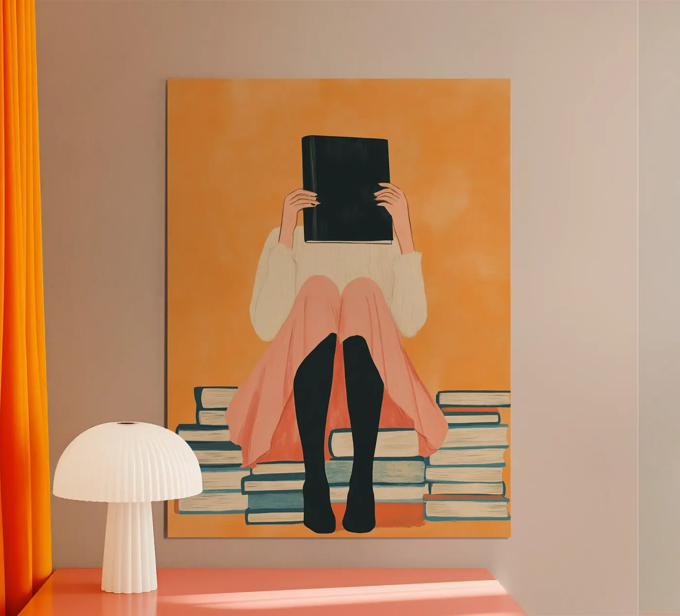 Hidden Book Reader poster da Freya