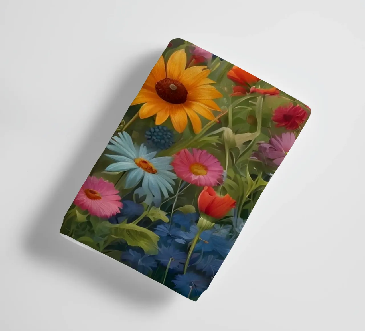 Scena di fiori selvatici asciugamano da bagno da Charnwood Prints