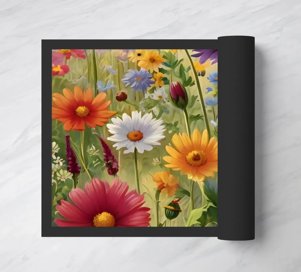 Prato dei fiori selvatici zerbino da Charnwood Prints