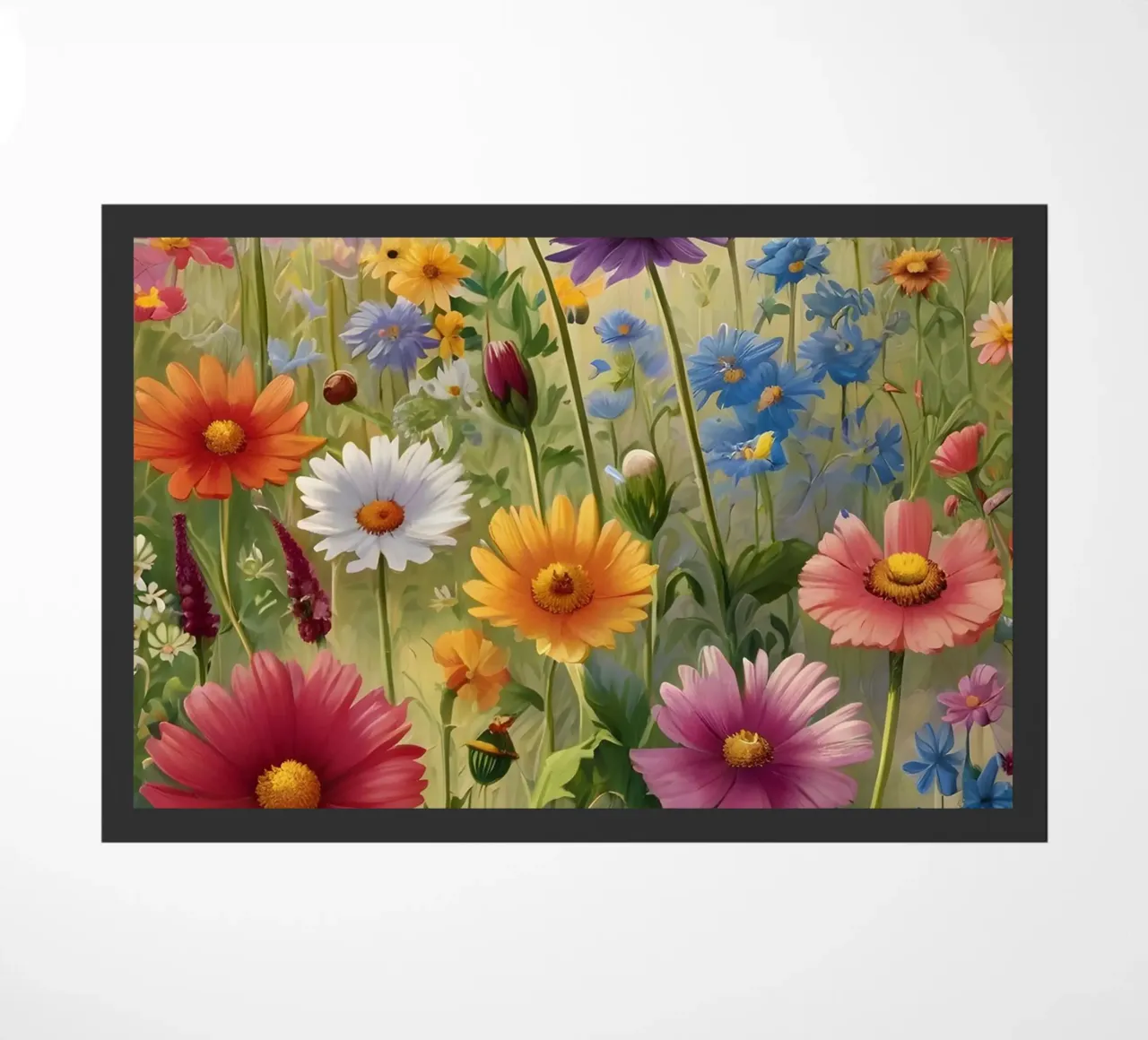 Prato dei fiori selvatici zerbino da Charnwood Prints