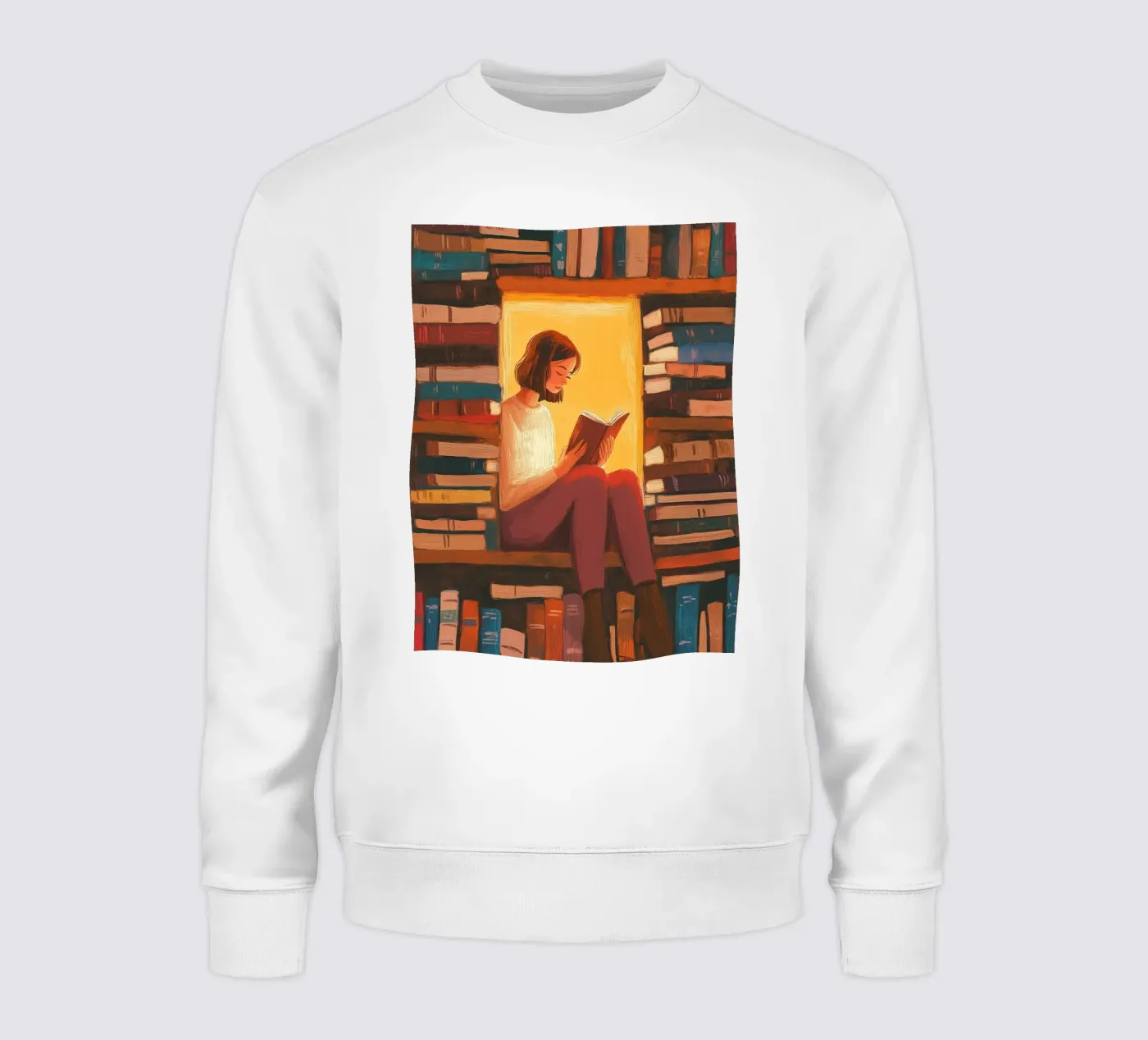 Cozy Library Reader felpa da Freya