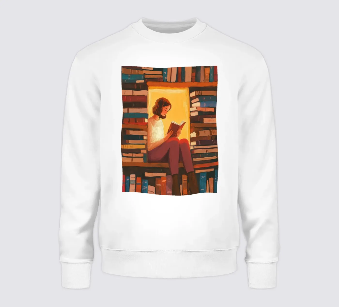 Cozy Library Reader felpa da Freya