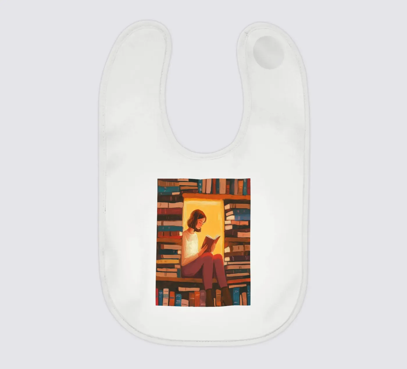 Cozy Library Reader Babylätzchen von Freya