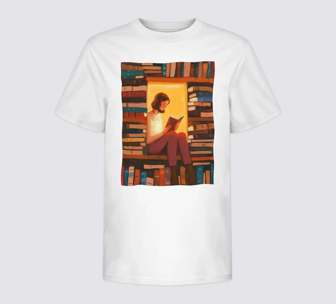 Cozy Library Reader t-shirt bambini da Freya