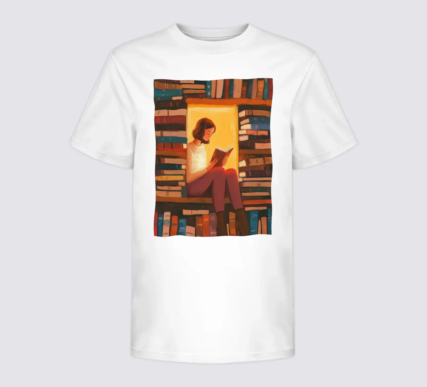 Cozy Library Reader t-shirt bambini da Freya