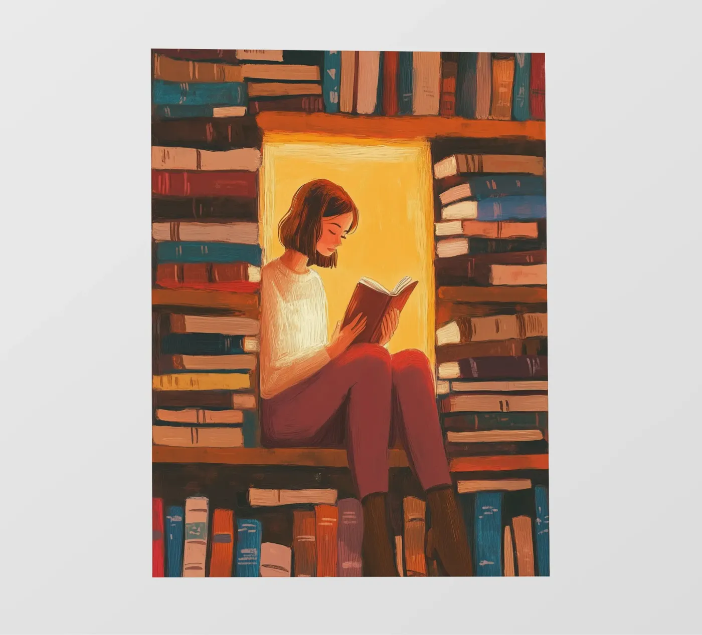 Cozy Library Reader pellicola backlit da Freya