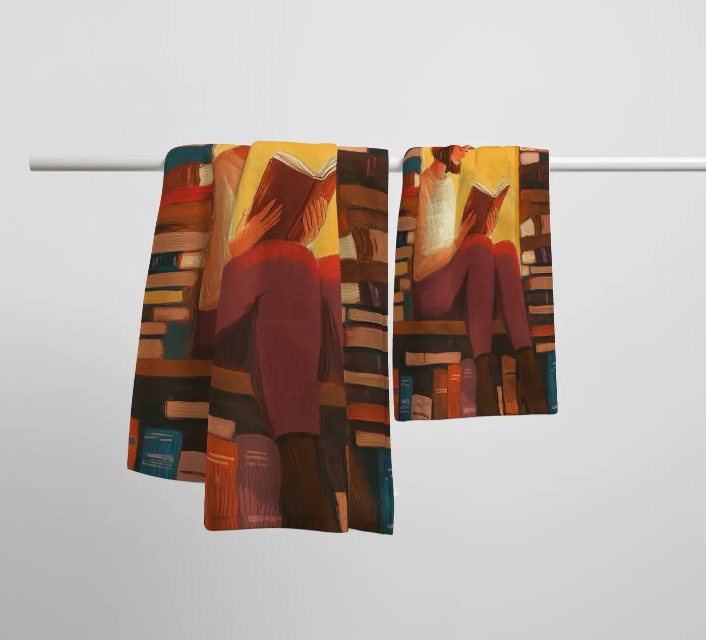 Cozy Library Reader badhanddoek van Freya