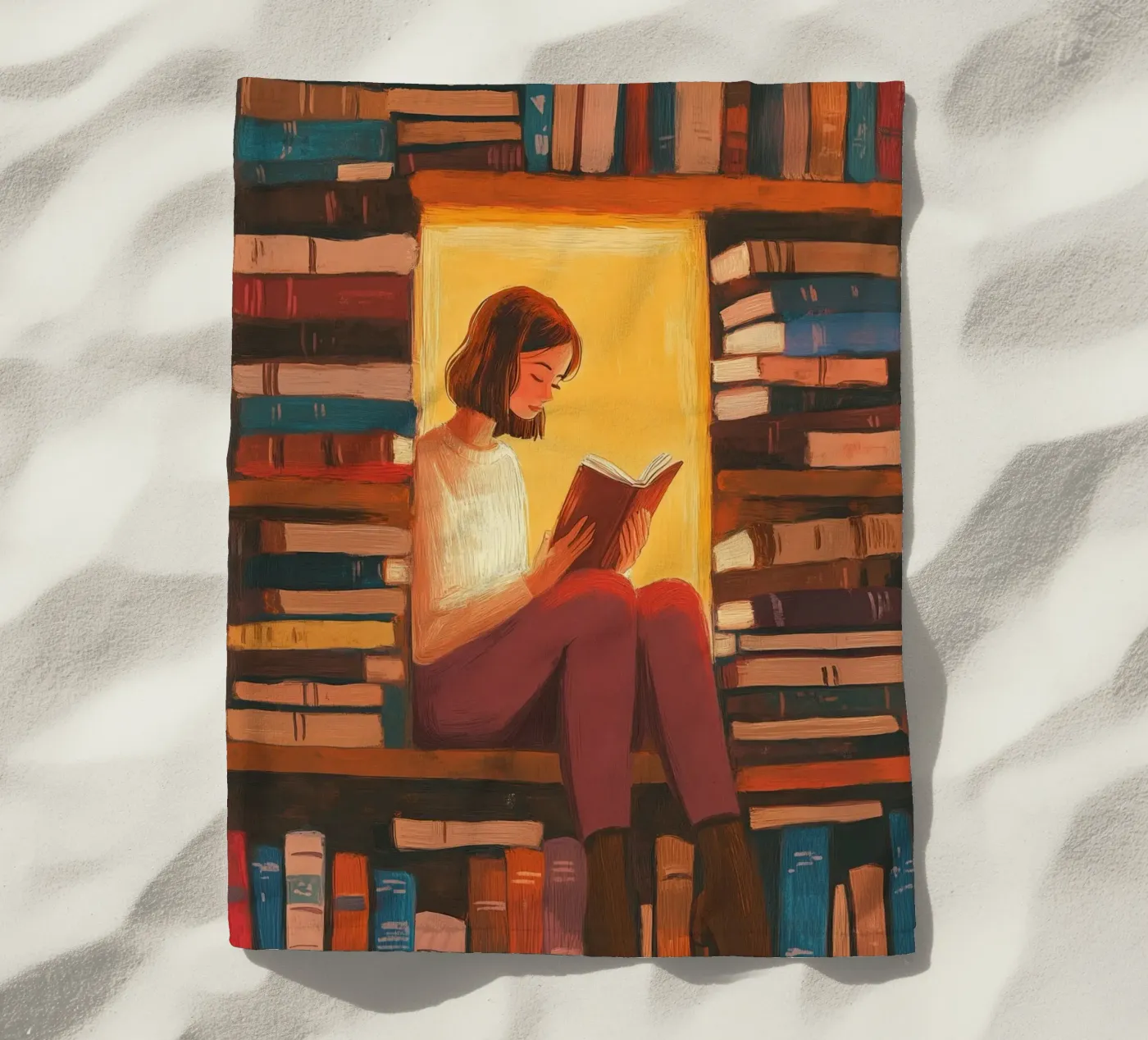 Cozy Library Reader telo mare da Freya