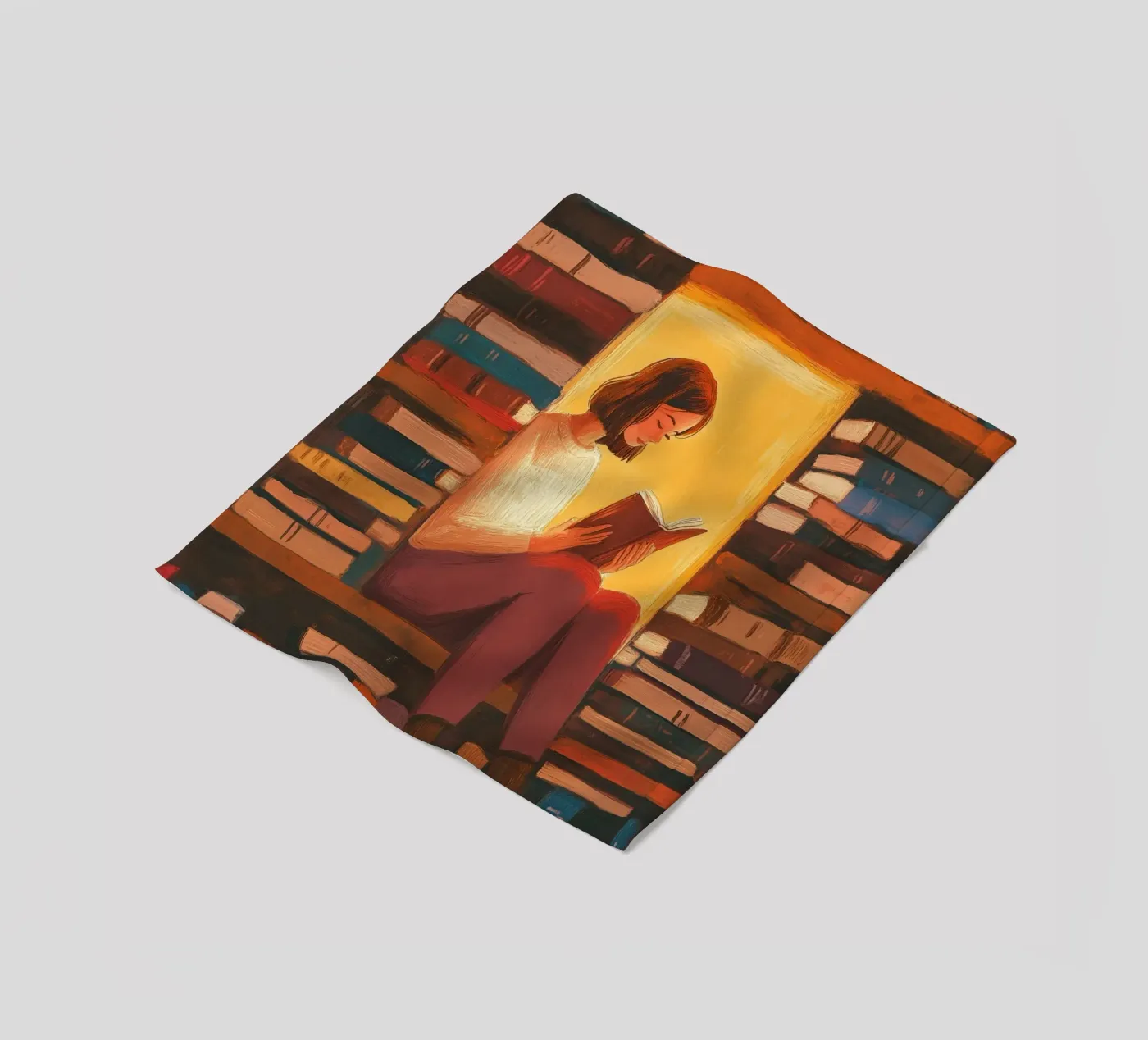 Cozy Library Reader Fleecedecke von Freya