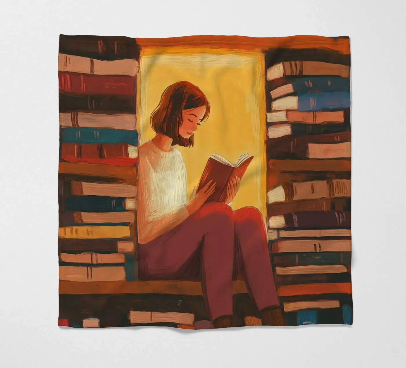 Cozy Library Reader Fleecedecke von Freya