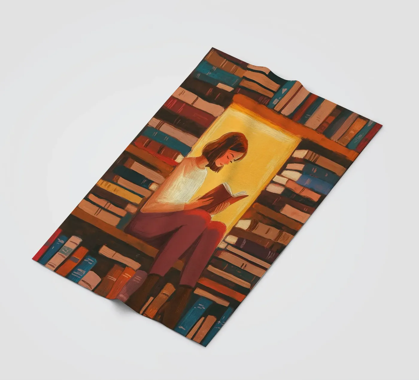 Cozy Library Reader Fleecedecke von Freya