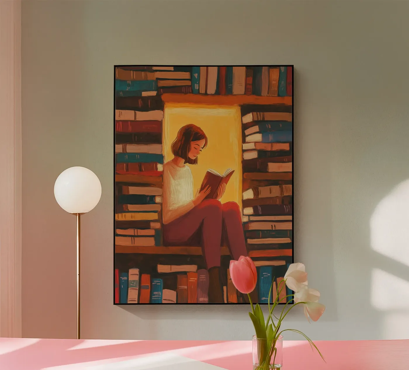 Cozy Library Reader plexiglass da Freya