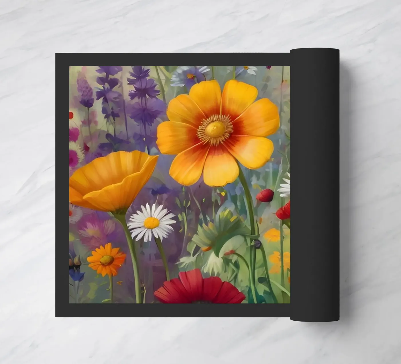 Wildflowers doormat by Charnwood Prints