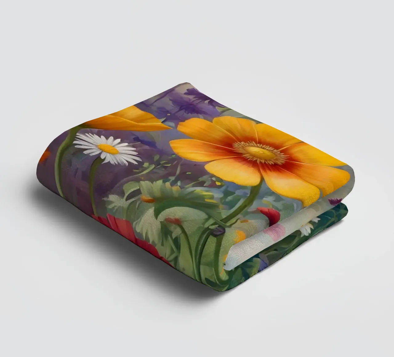 Fiori selvatici asciugamano da bagno da Charnwood Prints