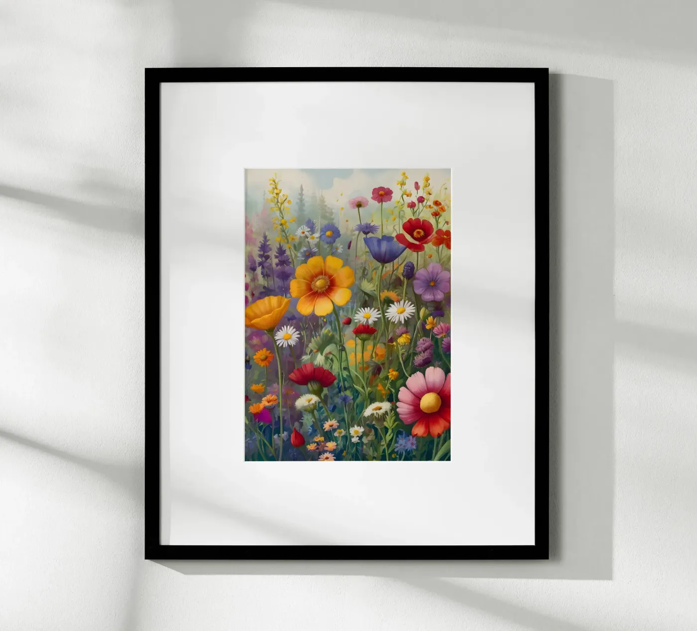 Wildblumen Poster von Charnwood Prints