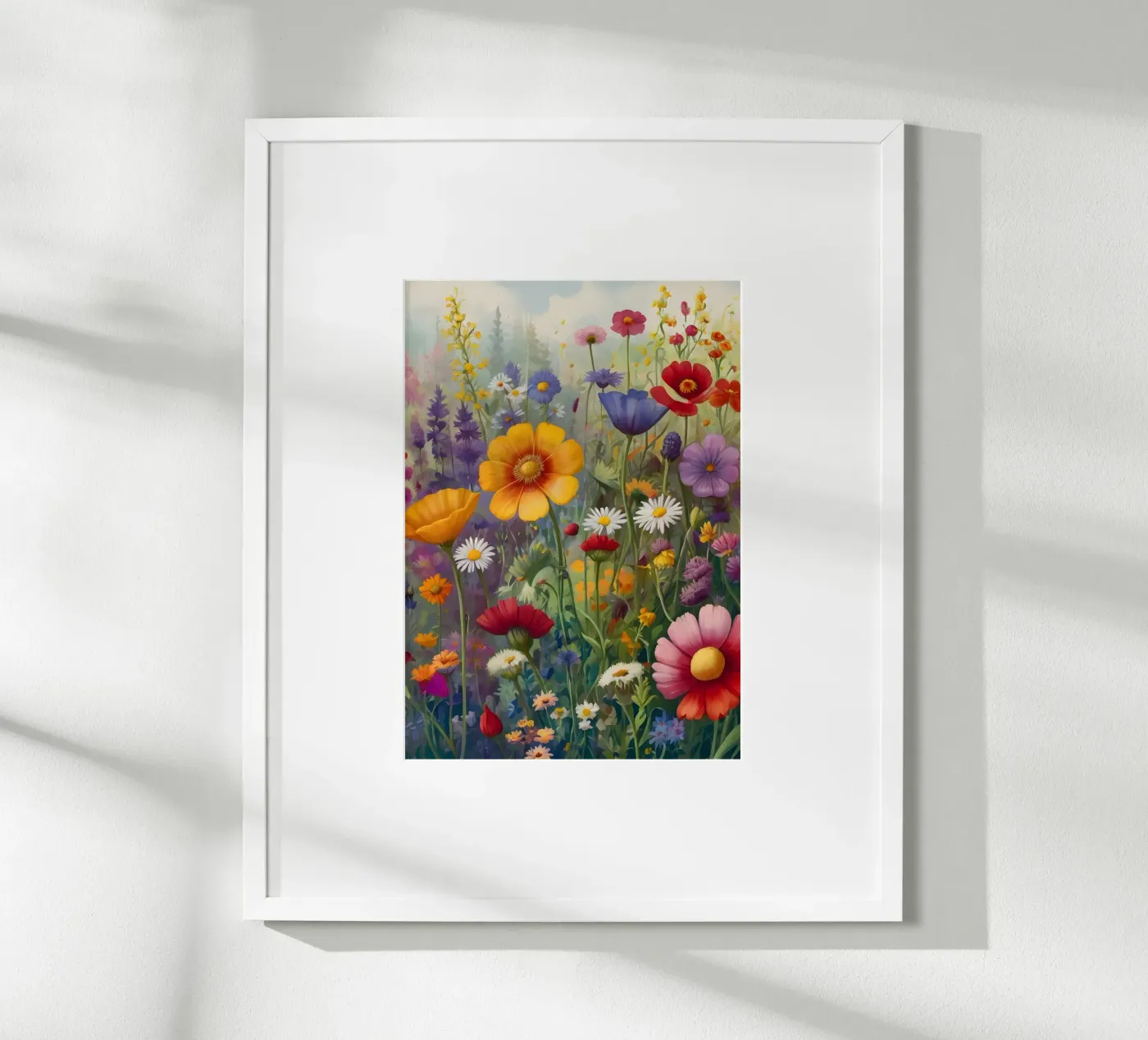 Wildblumen Poster von Charnwood Prints