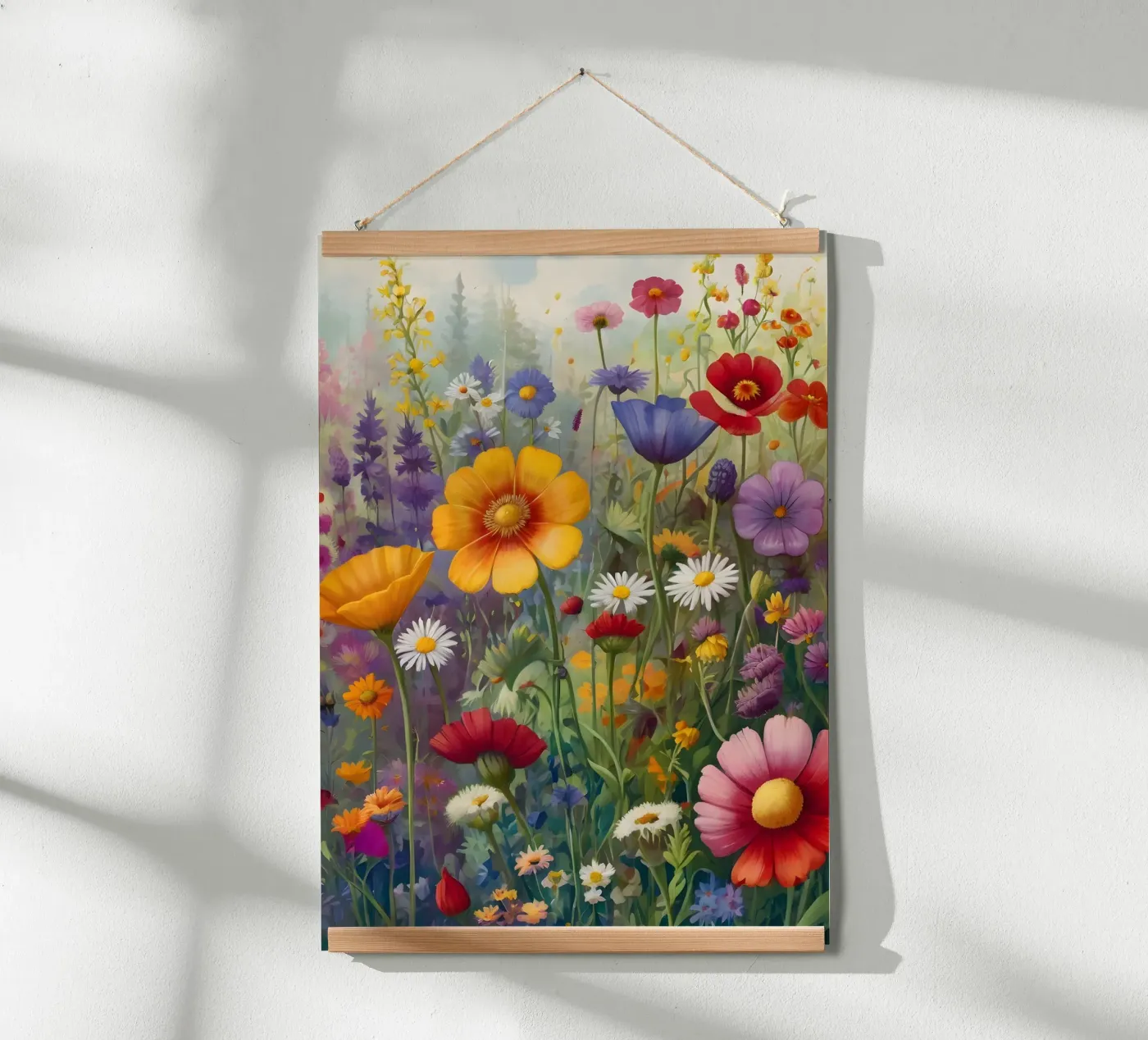 Wildblumen Poster von Charnwood Prints