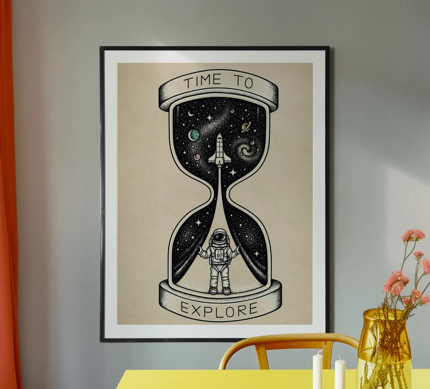 Time To Explore Poster von Ucilleincl