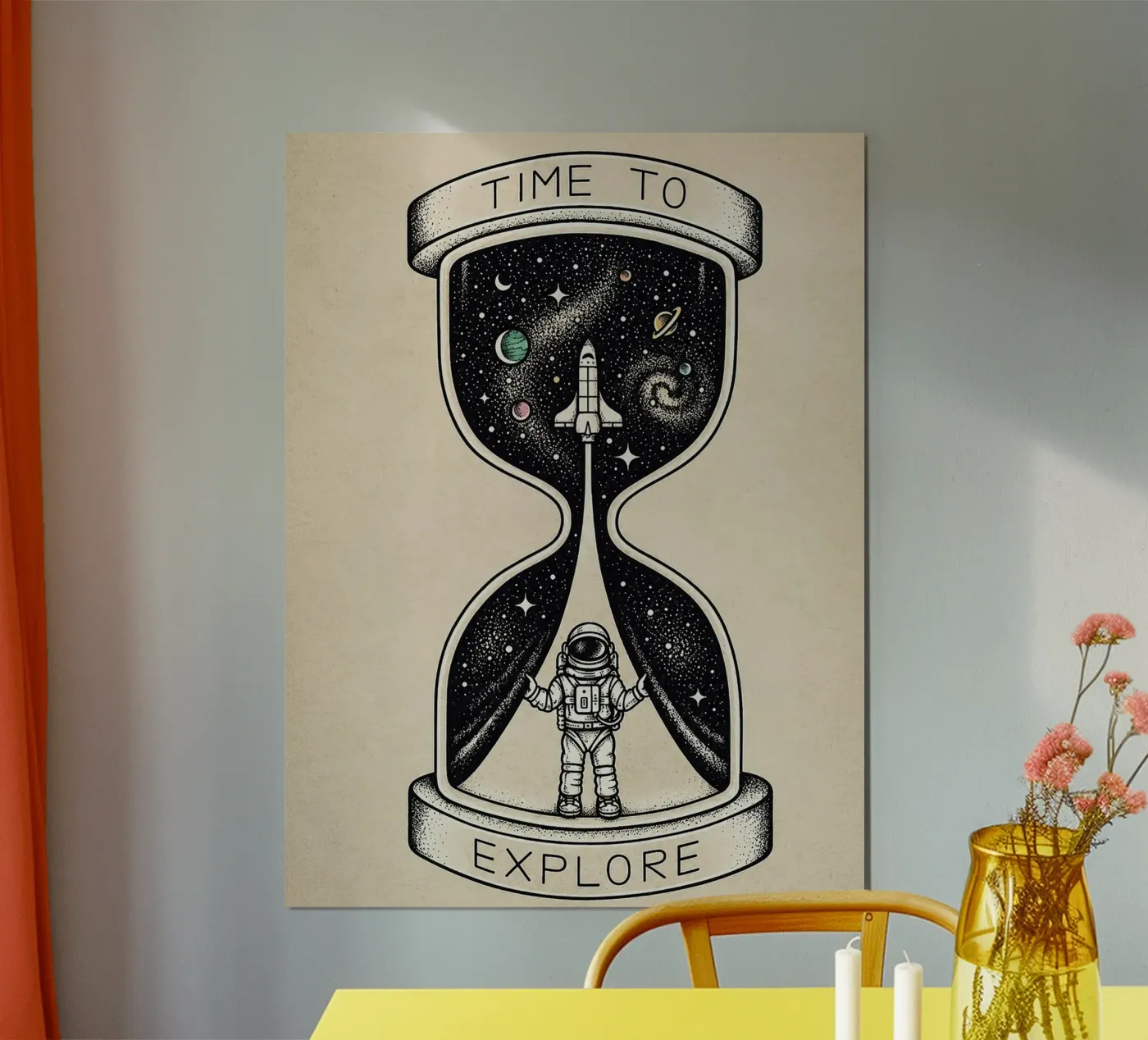 Time To Explore Poster von Ucilleincl
