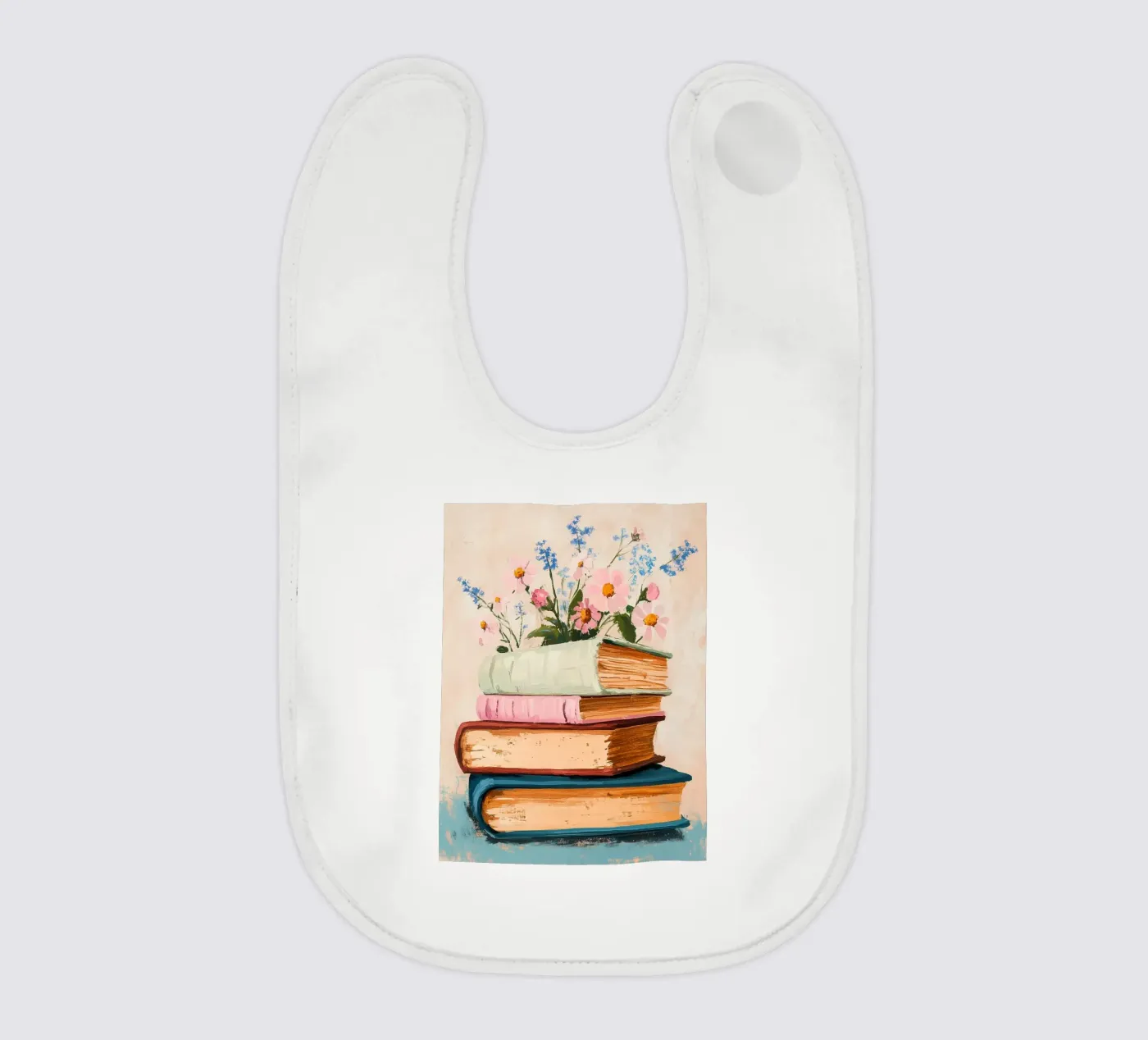 Floral Book Stack bavaglino da Freya