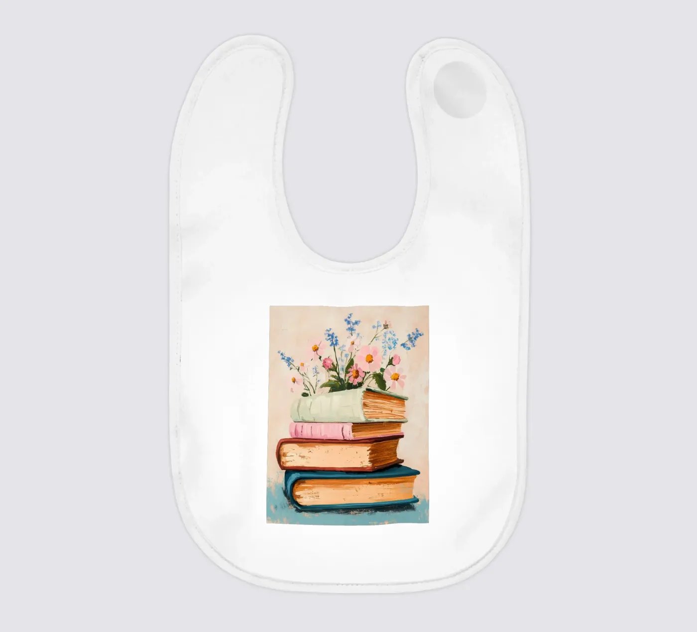 Floral Book Stack bavaglino da Freya