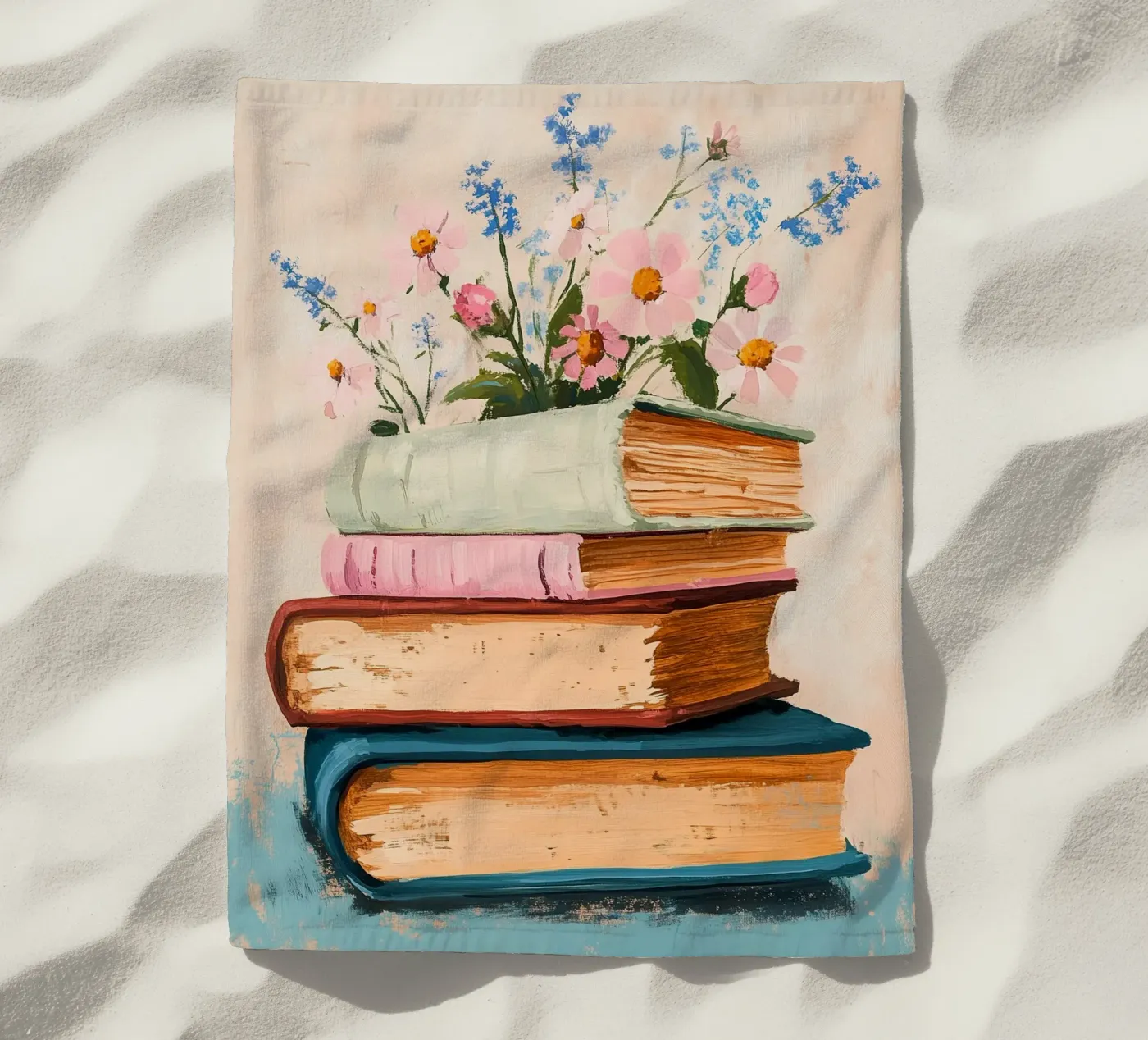 Floral Book Stack telo mare da Freya