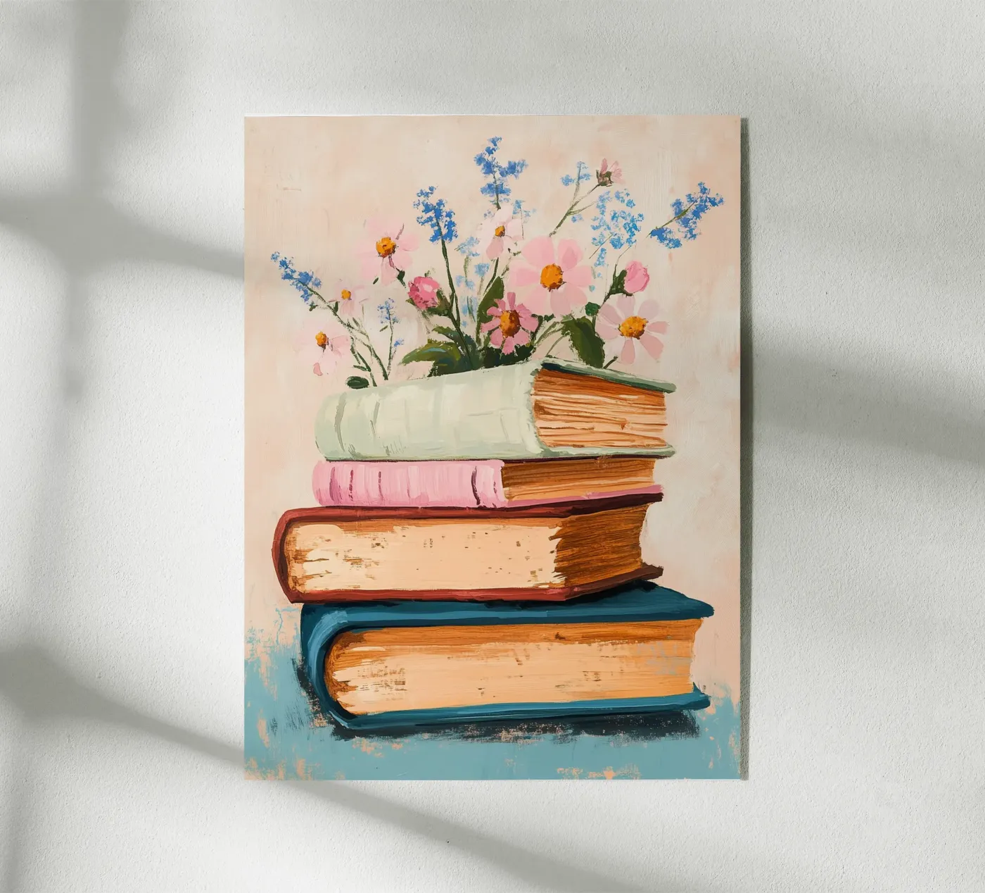 Floral Book Stack plexiglass da Freya