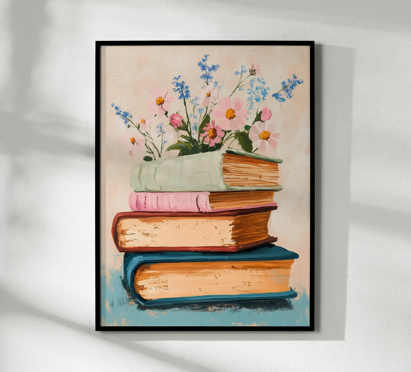 Floral Book Stack poster da Freya