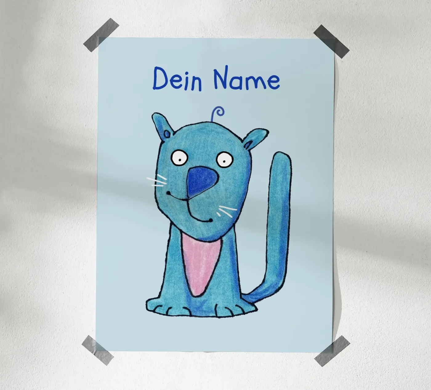 knuffelkat poster van Face & Content