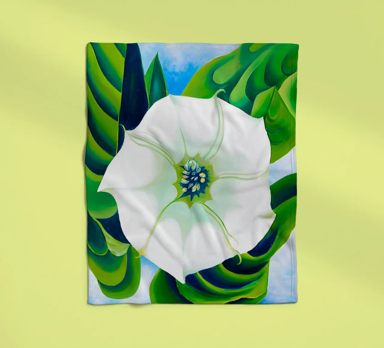 Georgia O'Keeffe - Erba di Jimson. 1932 coperta in pile da Kinsley