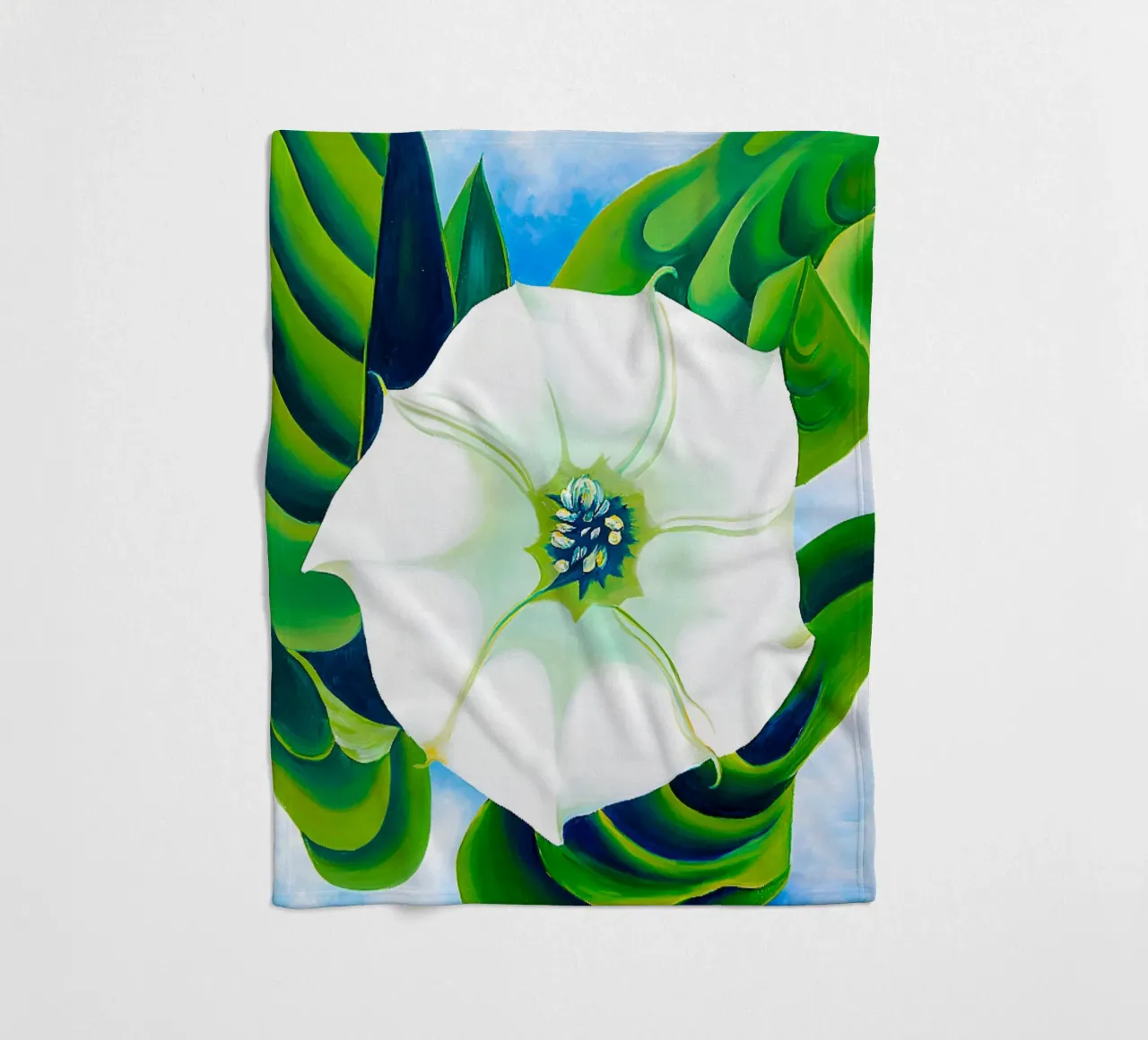 Georgia O'Keeffe - Erba di Jimson. 1932 coperta in pile da Kinsley