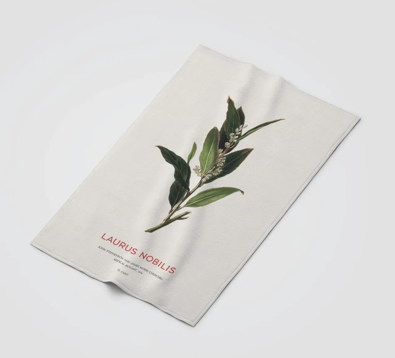 Griechischer Lorbeer oder Laurus Nobilis Fleecedecke von Vintagrafica
