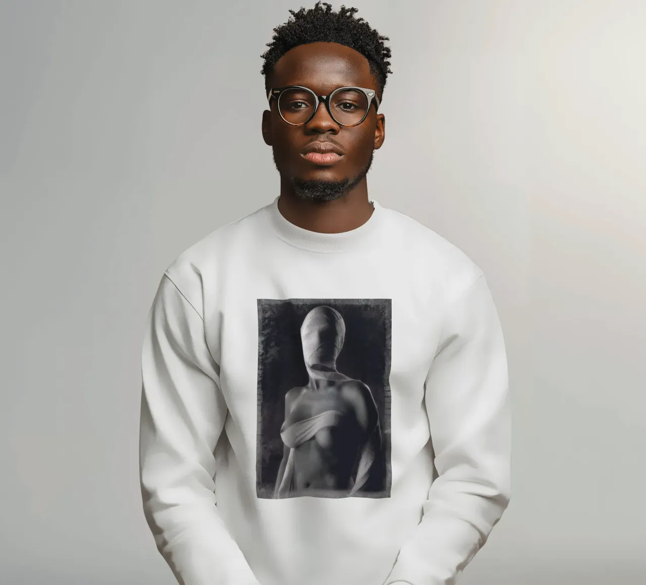 Ragazza bendata felpa da Dave Hare Photography