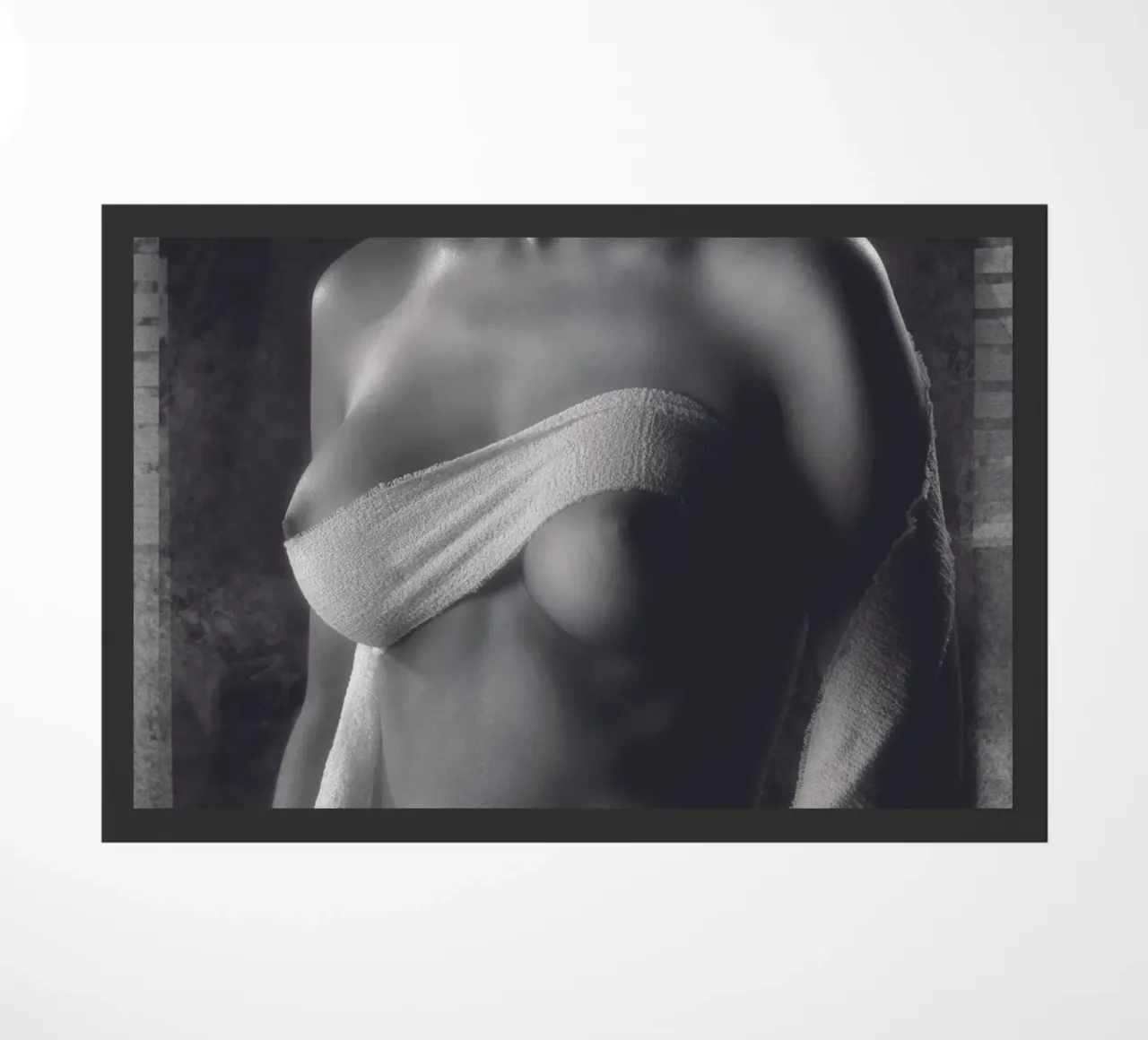 Ragazza bendata zerbino da Dave Hare Photography