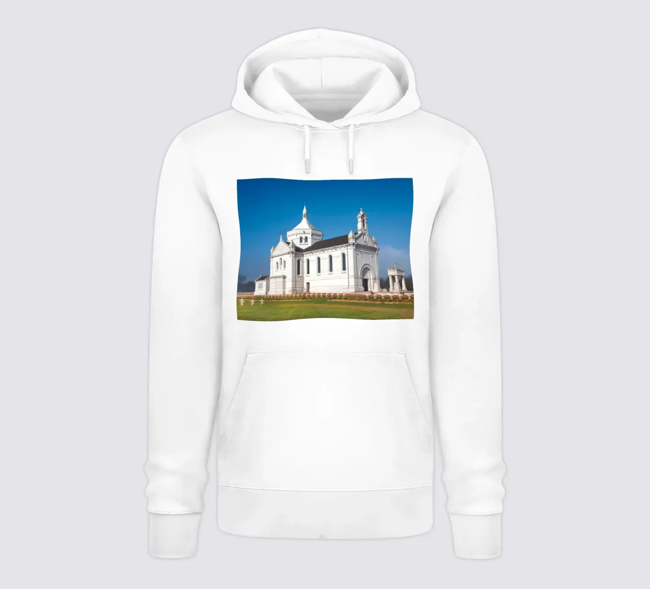Notre Dame de Lorette, Arras. felpa con cappuccio da Dave Hare Photography