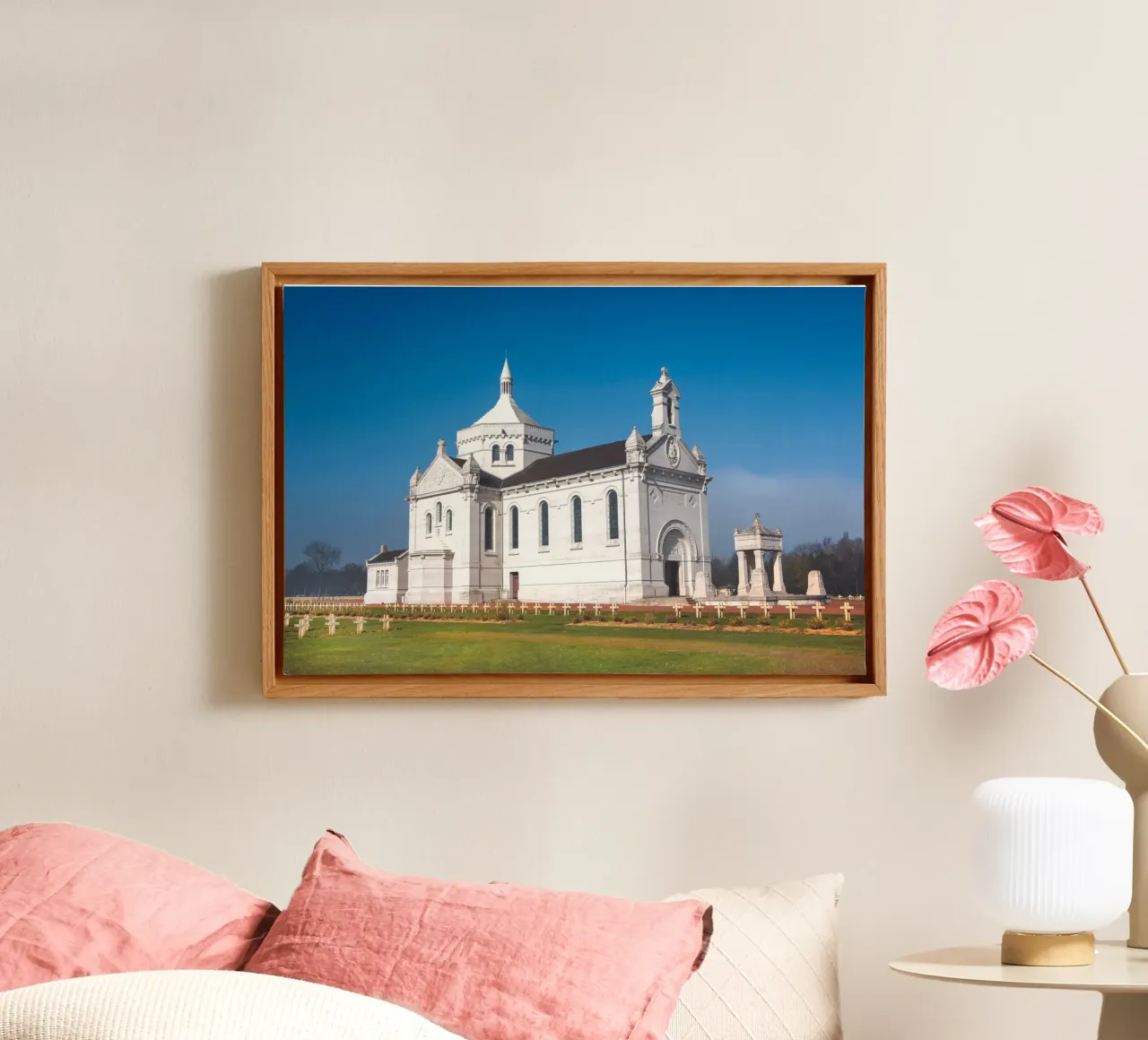 Notre Dame de Lorette, Arras. tela con Cornice a cassetta da Dave Hare Photography
