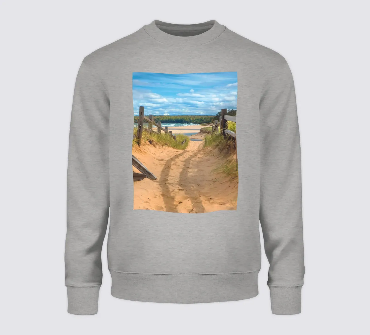 Beach Path felpa da Dave Hare Photography