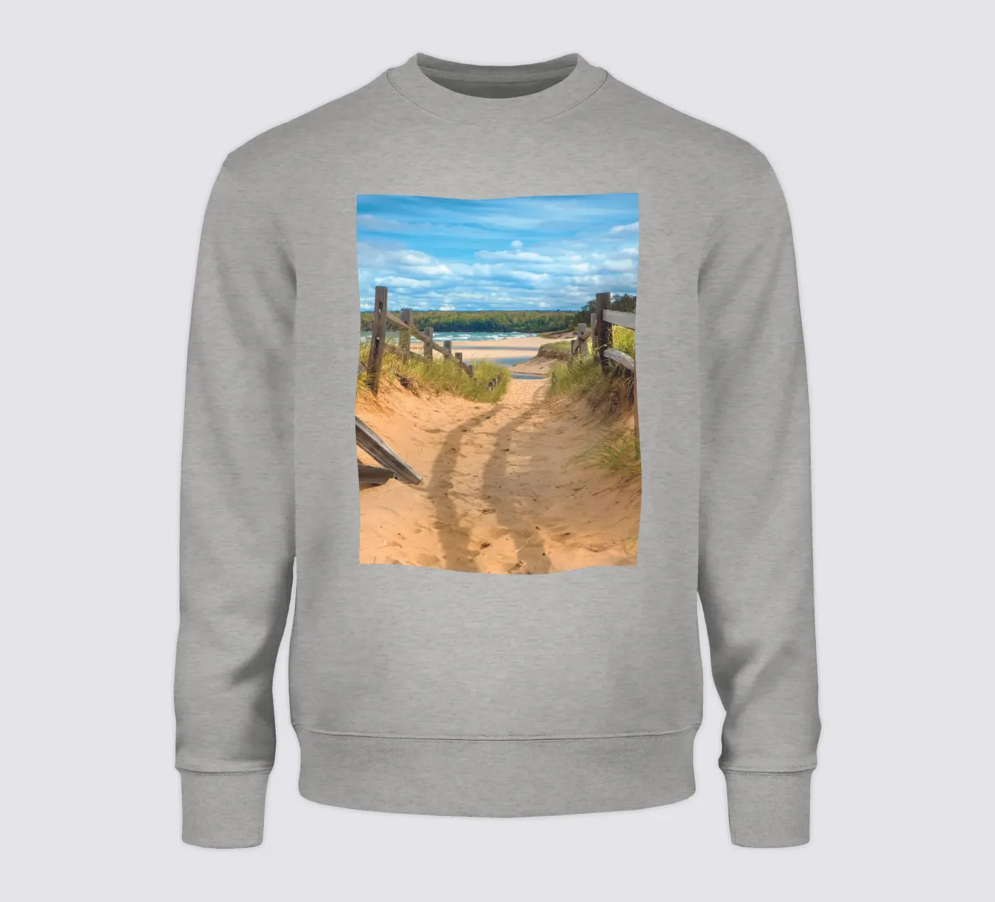 Beach Path sweatshirt by Dave Hare Photography