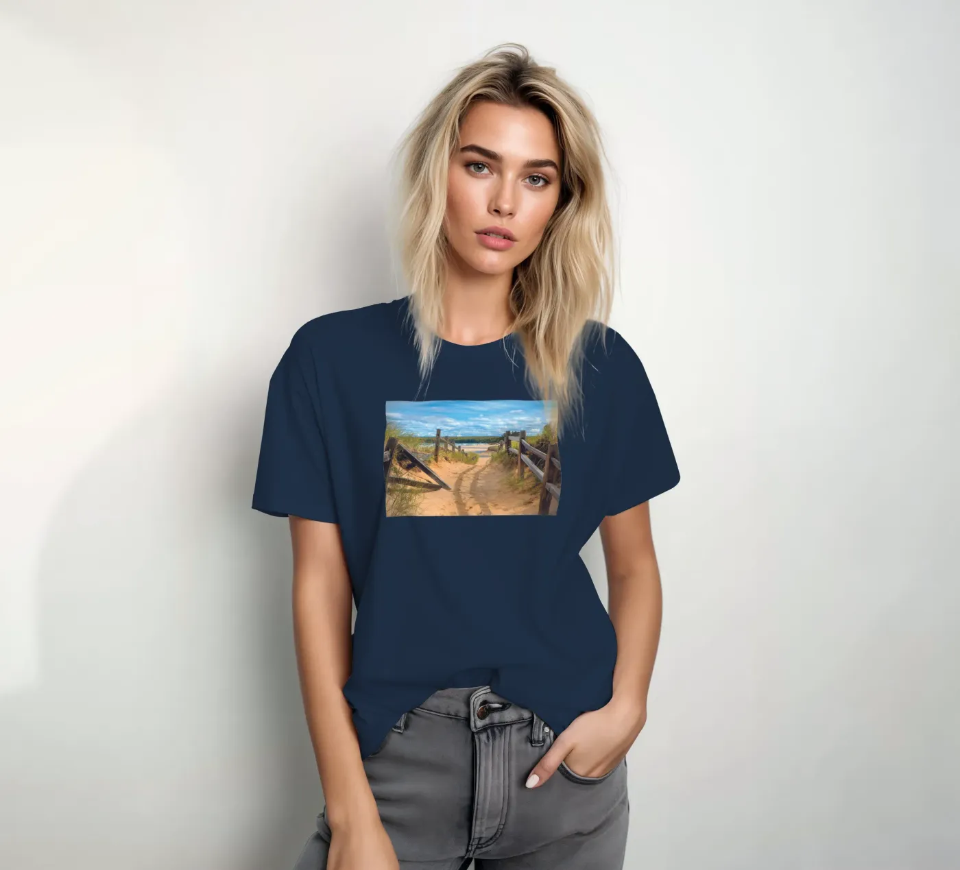Beach Path t-shirt da Dave Hare Photography