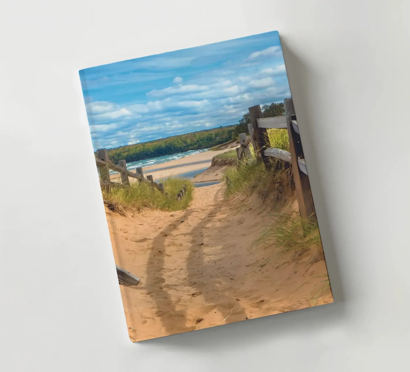 Beach Path notebook by Dave Hare Photography