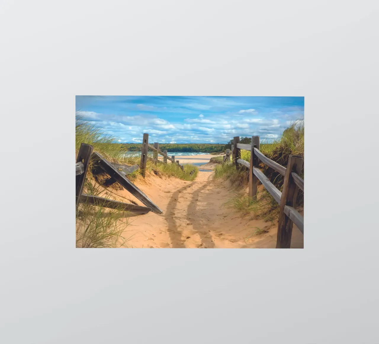 Beach Path sticker van Dave Hare Photography