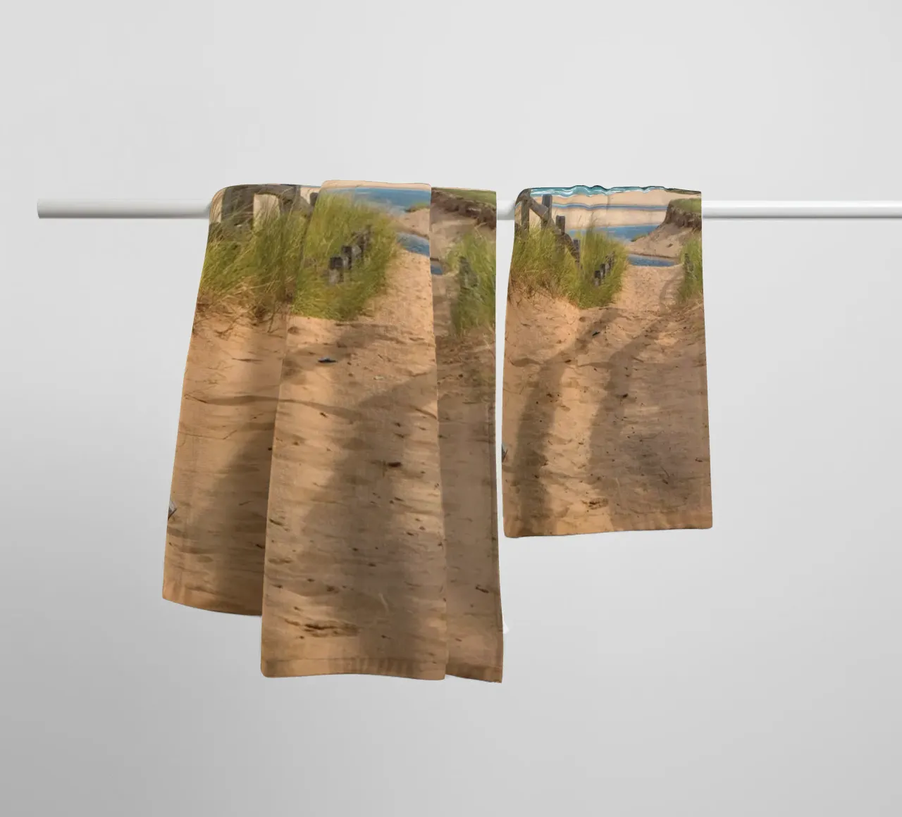 Beach Path towel by Dave Hare Photography