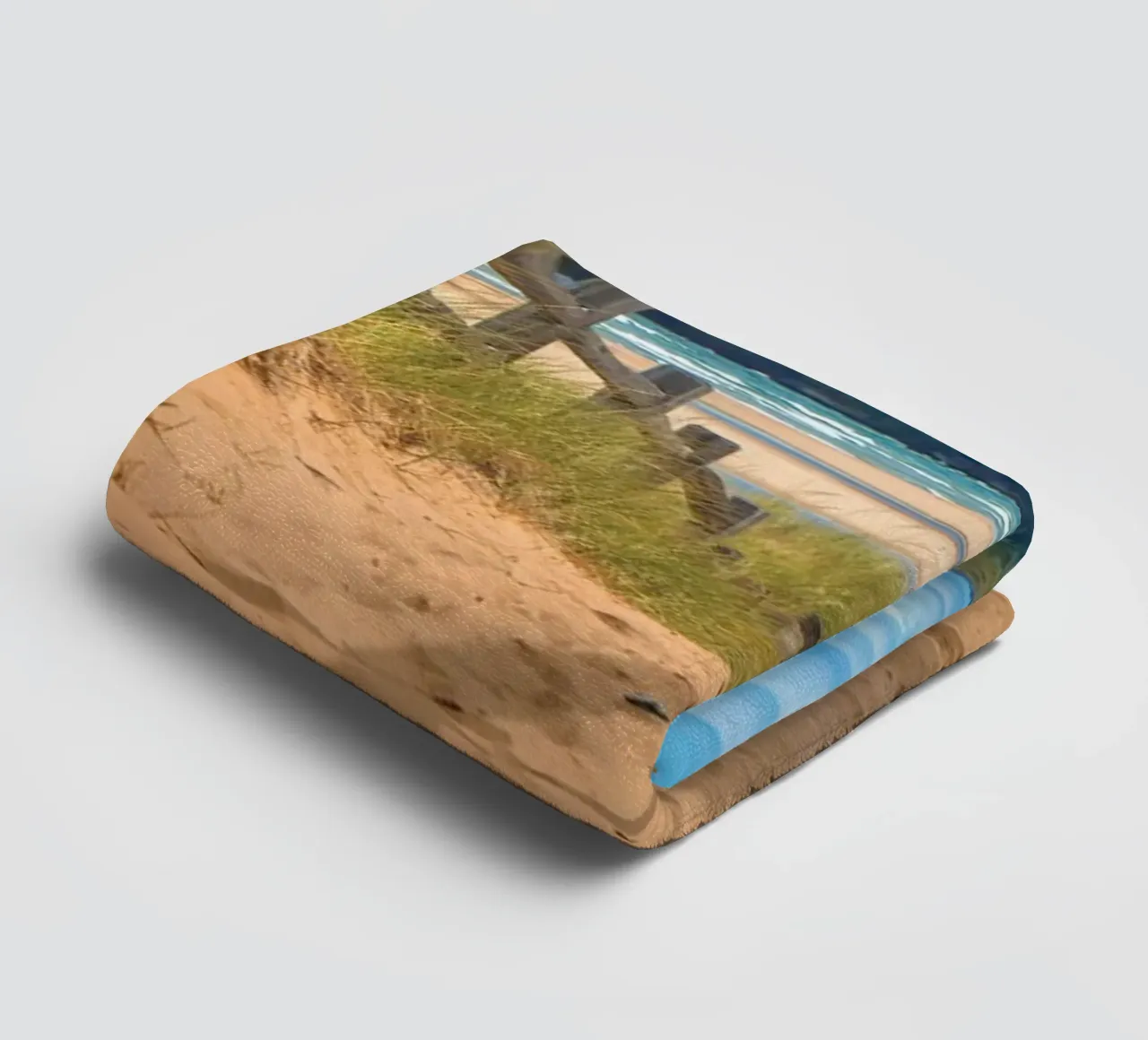 Beach Path towel by Dave Hare Photography