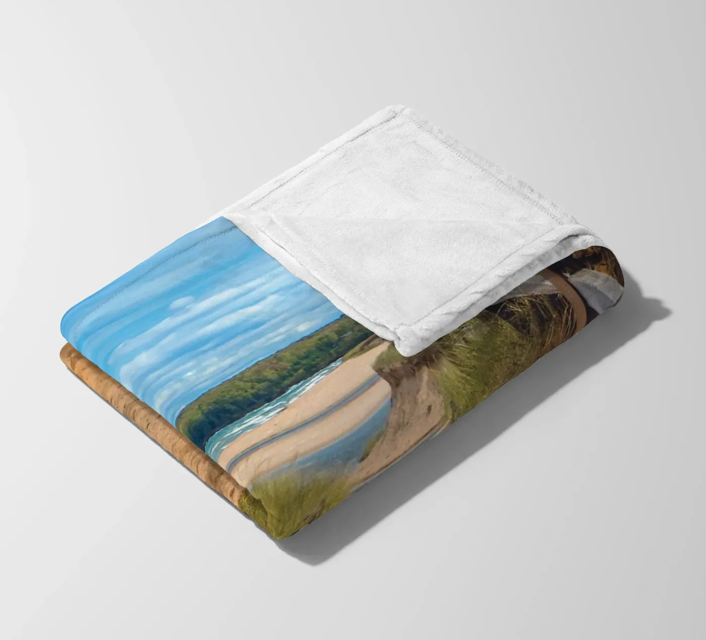 Beach Path coperta in pile da Dave Hare Photography