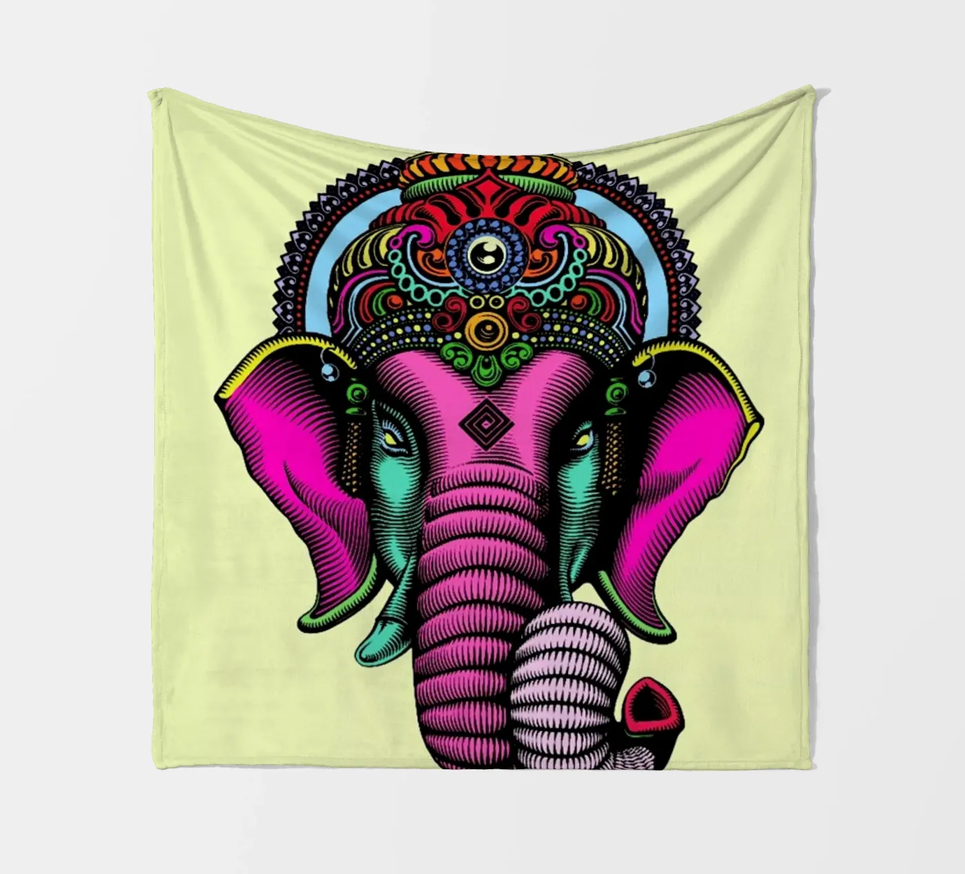 India Fleecedecke von Mark Ashkenazi