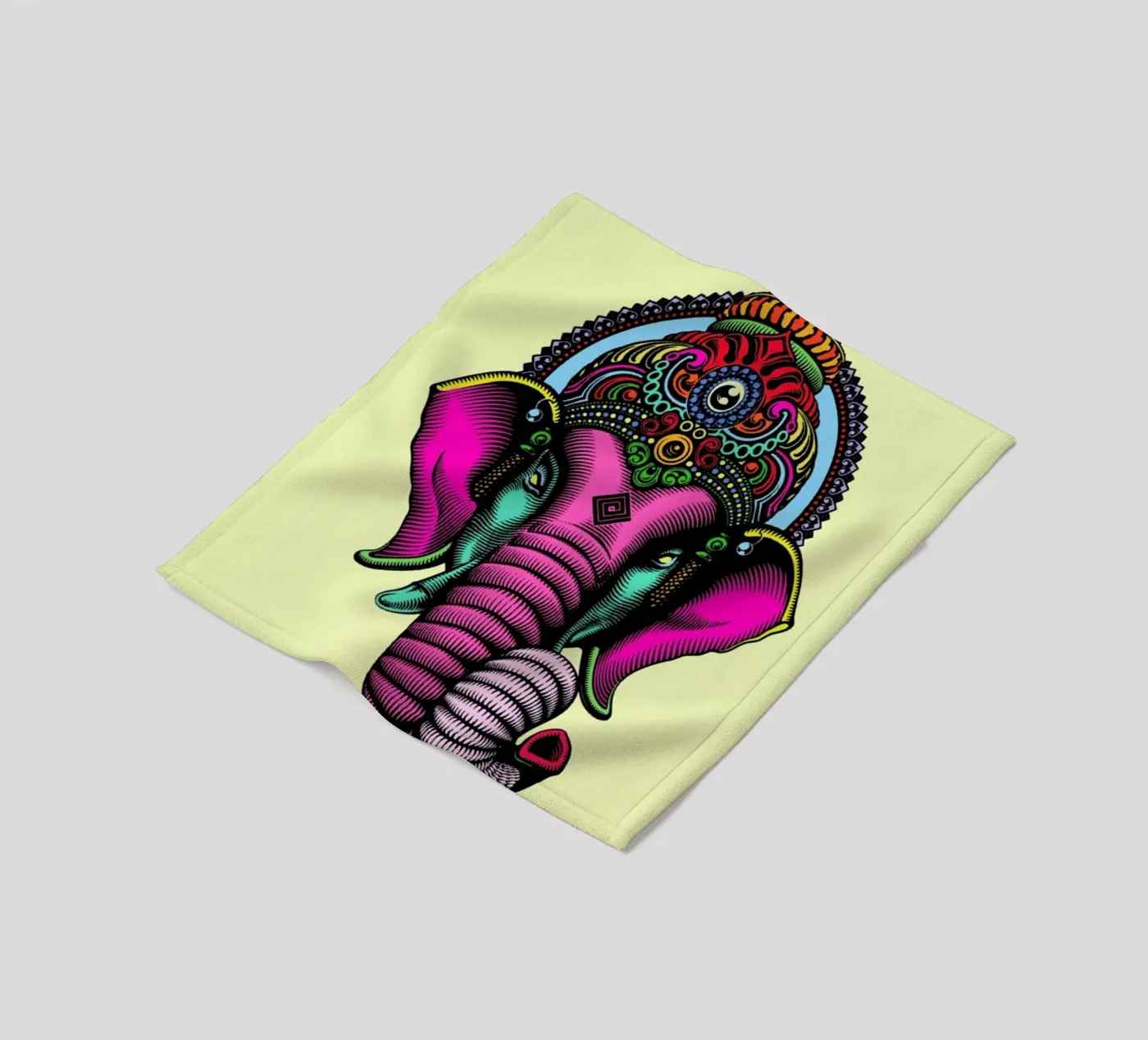 India Fleecedecke von Mark Ashkenazi