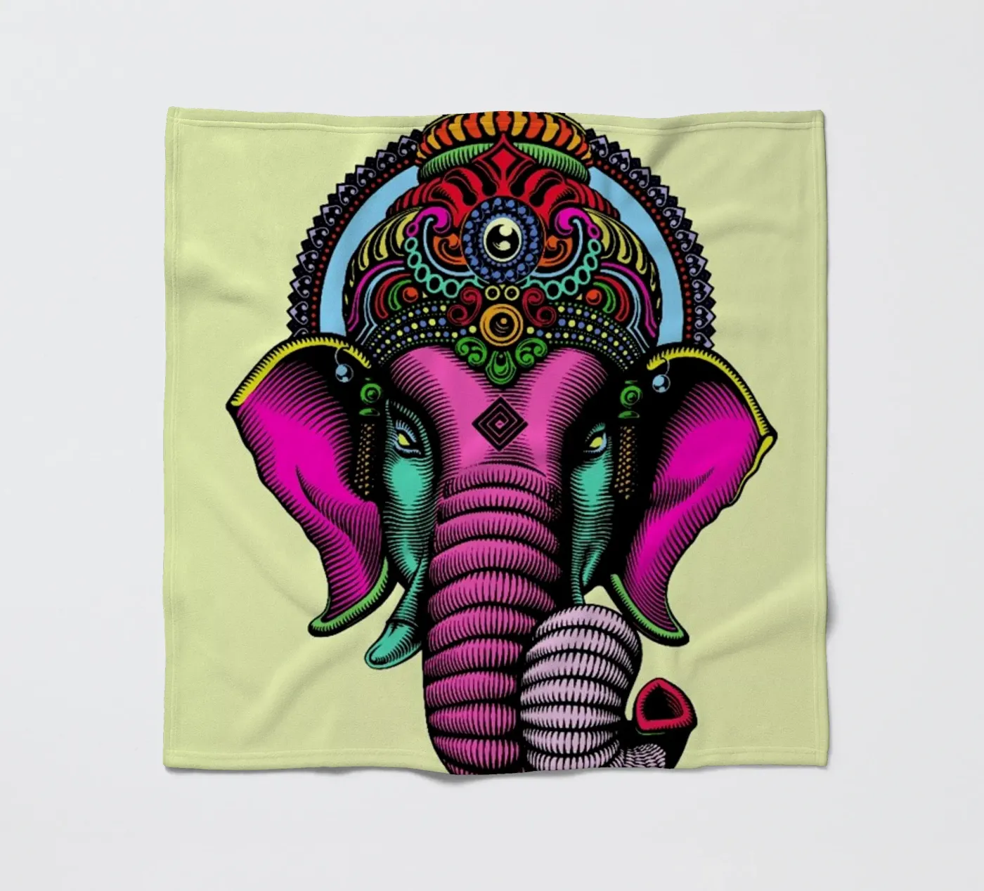 India Fleecedecke von Mark Ashkenazi