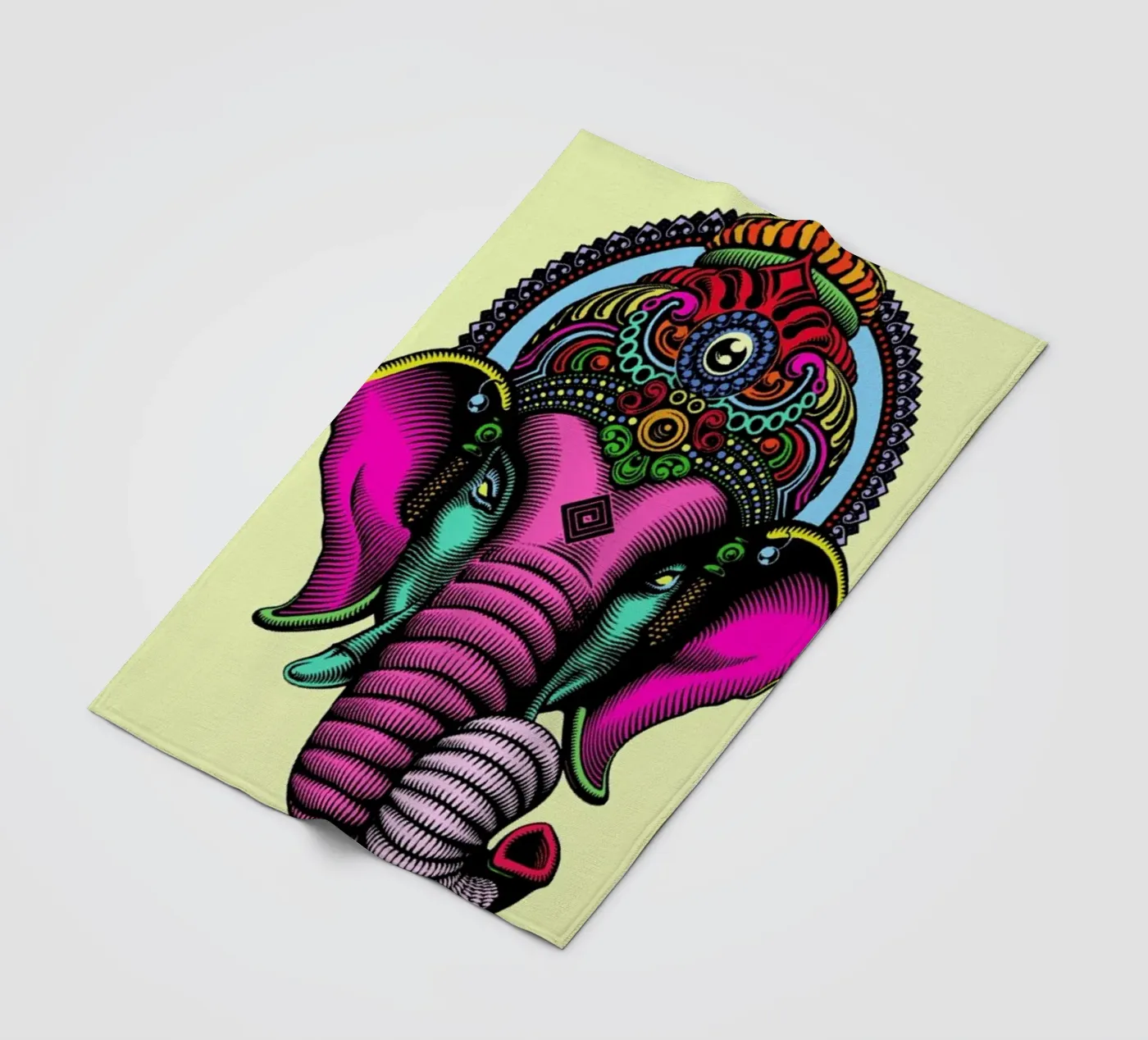 India Fleecedecke von Mark Ashkenazi