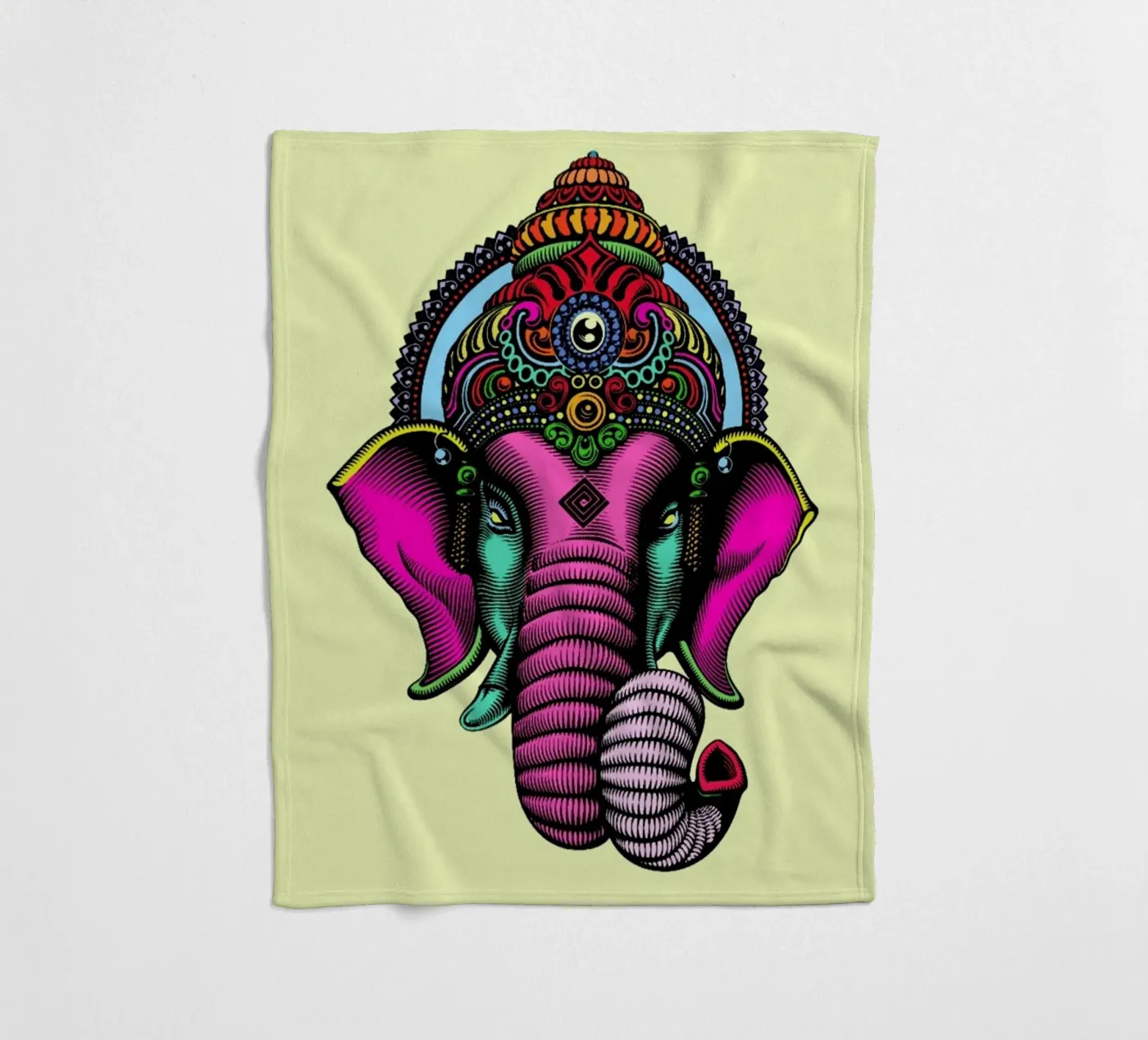 India Fleecedecke von Mark Ashkenazi
