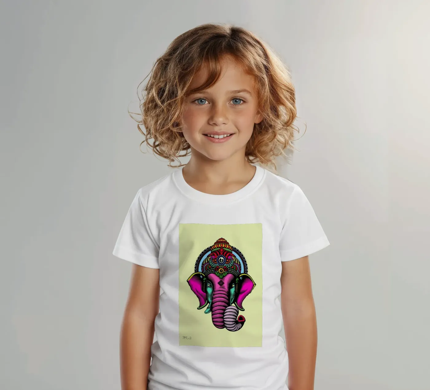 India t-shirt bambini da Mark Ashkenazi